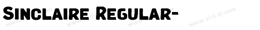 Sinclaire Regular字体转换
